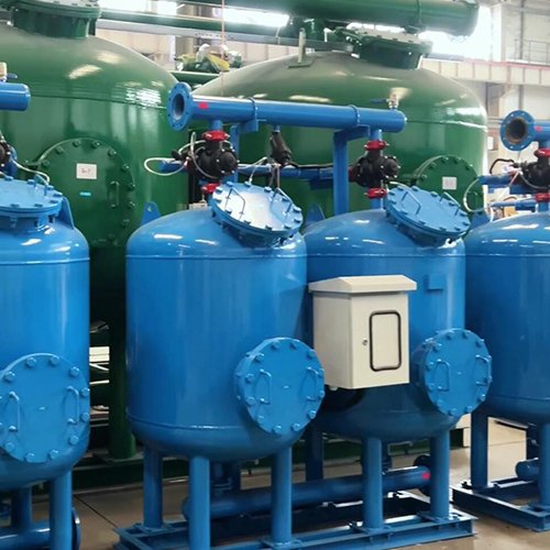 Shallow sand filter circulating water automatic backwashing of the side filter quartz sand activated carbon