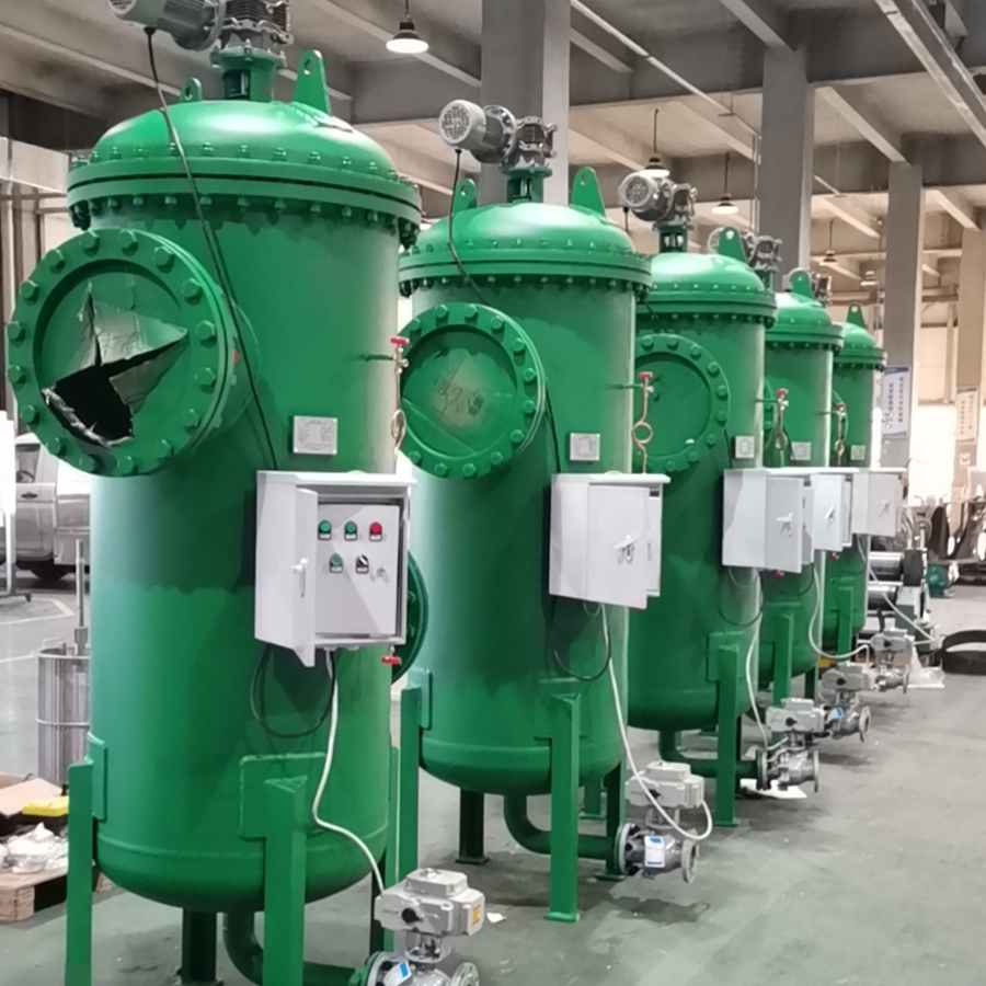 Application of self-cleaning filters in the industrial field