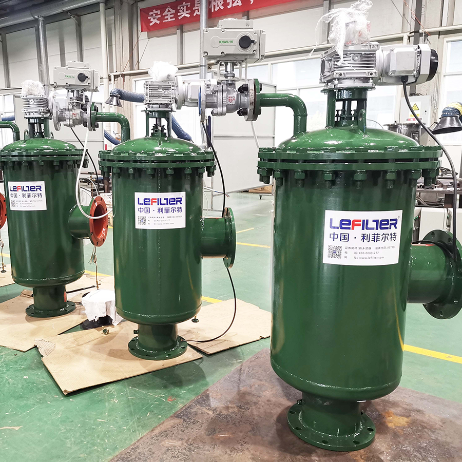 Self cleaning filters use filter screens to directly intercept impurities in water