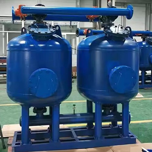 Multi medium single tank manganese sand filter for water filtration 1