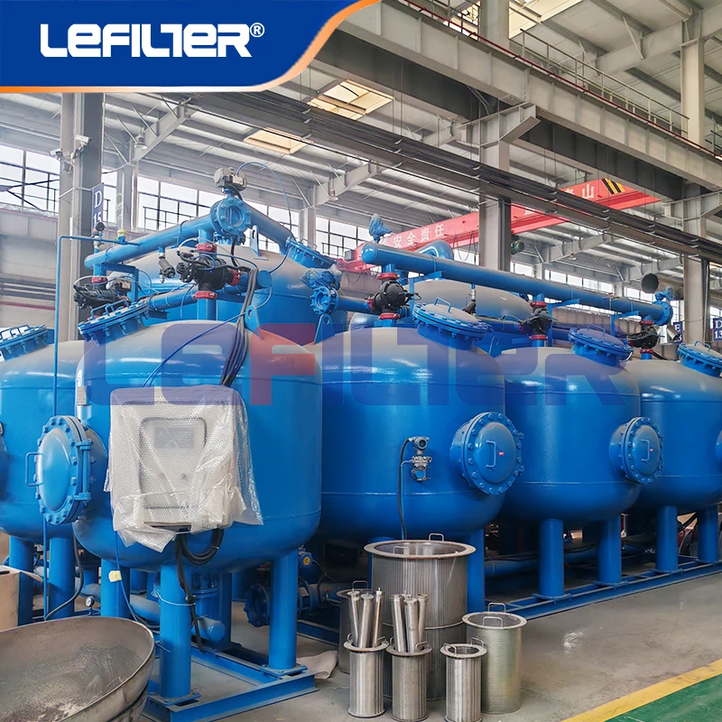 Advantages of Shallow Sand Filters 1. Efficient and stable filtering performance With a carefully designed multi-layer sand filter structure, it has strong inclusiveness for impurities in different particle size ranges, effectively removing suspended particles, colloids, algae, and some microorganisms in water. The filtration accuracy is up to 10-100 microns, and the effluent water quality is clear and transparent, which can meet the water quality requirements of various fields such as industrial cooling circulating water, municipal drinking water, agricultural irrigation water, etc. for a long time, laying a solid quality foundation for the back-end water use process or production process. 2. Excellent anti fouling ability The unique pore structure and large specific surface area of the sand filter layer provide ample attachment space for impurities, delaying the penetration of impurities and the process of filter blockage. Even under the working condition of large fluctuation of influent impurity concentration, such as sudden change of surface water quality after storm, and surge of wastewater impurities during industrial production peak, stable filtration efficiency can be maintained, frequent filter material replacement or shutdown maintenance frequency can be reduced, and continuous operation of the system can be ensured. 3. Simple and easy operation and maintenance The overall architecture of the equipment is simple and clear, and the backwash operation is highly automated. Operators only need to regularly inspect and adjust backwash parameters according to the prompts of the control system, without the need for complex professional skills. Daily maintenance work focuses on inspecting the appearance of the tank, verifying the sealing of valves, and monitoring the operation of the pump body, greatly reducing labor intensity and maintenance costs, and meeting the needs of users of various scales. 4. Significant cost-effectiveness advantages Compared to some high-end filtration equipment, the initial investment cost is more affordable, the equipment manufacturing process is mature, the raw materials are easy to obtain, and the market price is reasonable. During the operation phase, energy consumption is mainly concentrated in the backwash process, and the backwash frequency is controllable, resulting in overall low energy consumption; At the same time, by relying on efficient filtration to extend the service life of subsequent equipment and reduce the amount of chemical agents used, we comprehensively consider equipment procurement, operation, and maintenance from multiple dimensions, saving users considerable expenses and achieving a high return on investment. 5. Good environmental adaptability The filter tank body is made of various materials, which can be flexibly selected according to the characteristics of different environmental media. It is resistant to chemical corrosion such as acid, alkali, salt, etc., and can adapt to water temperature changes from room temperature to a certain high temperature range. It can stably exert its efficiency in complex working conditions such as industrial wastewater treatment, seawater desalination pretreatment in coastal areas, and winter water supply in cold regions.