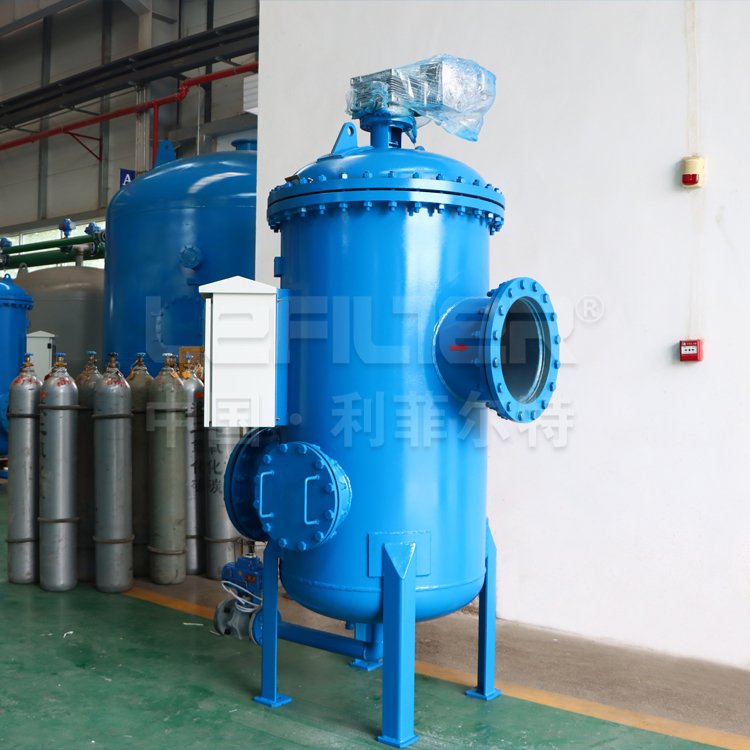 Industrial water self cleaning filter