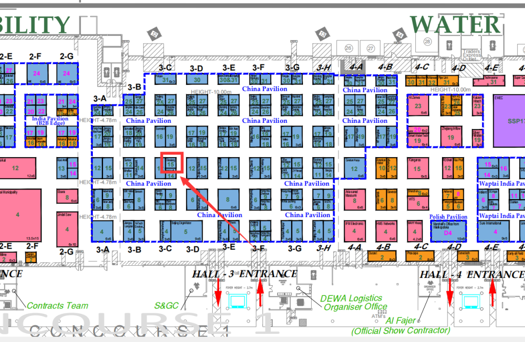 WETEX 2025 EXHIBITION map 2