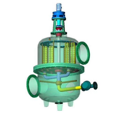Multi-cartridge self-cleaning filter 4
